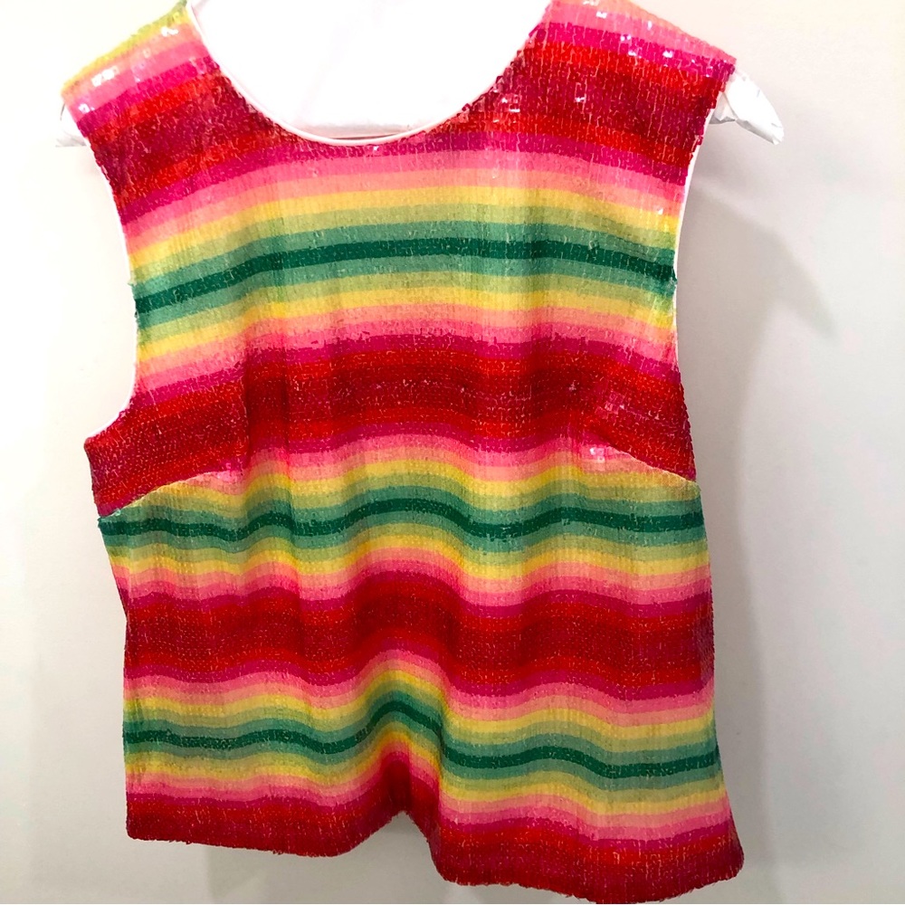 NWOT Jcrew sleeveless sequin sell tank top